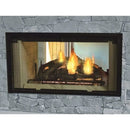 Majestic 42in Designer See-Through Radiant Wood Burning Fireplace