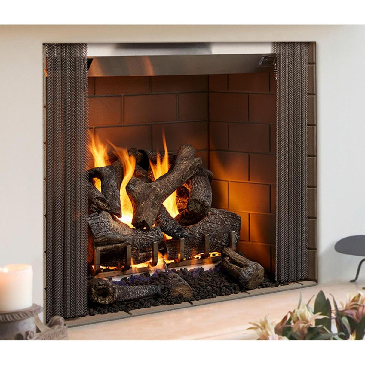 Majestic Castlewood 50" Traditional Outdoor Wood Burning Fireplace