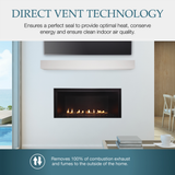 Majestic DVLinear 36" Linear Contemporary Direct Vent Gas Fireplace