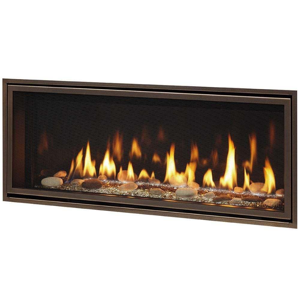 Majestic 72in Echelon II Linear Direct Vent Fireplace with IntelliFire Touch Ignition System