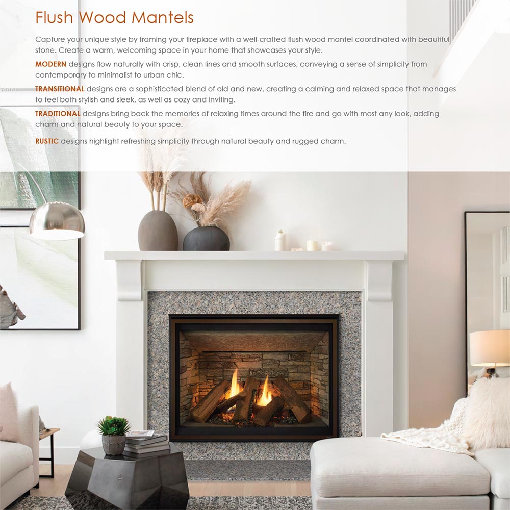 Monessen 32" Attribute Universal Circulating Vent-Free Firebox with Radiant Face and Multitonal Reversible Interior Panels