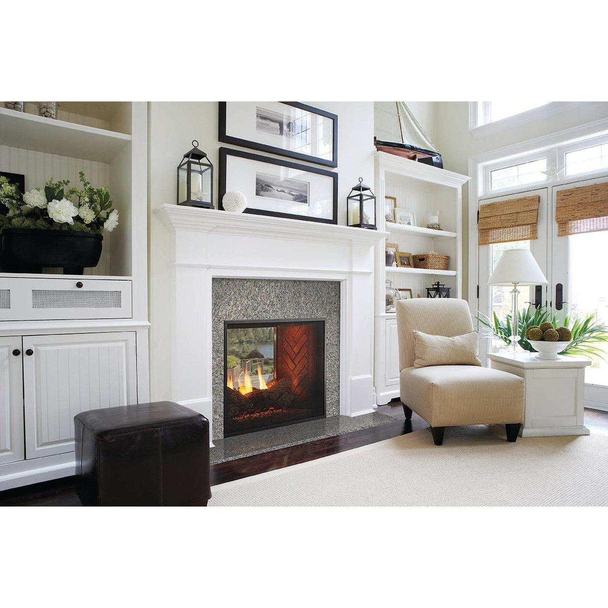 Majestic Fortress 36" Traditional Indoor/Outdoor See-Through Direct Vent Natural Gas Fireplace