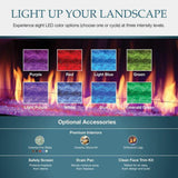 Majestic Lanai 48" Linear Contemporary Outdoor Vent-Free Natural Gas Fireplace