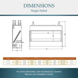 Majestic Lanai 48" Linear Contemporary Outdoor Vent-Free Natural Gas Fireplace