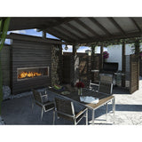 Majestic Lanai 48" Linear Contemporary Outdoor Vent-Free Natural Gas Fireplace