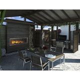 Majestic Lanai 48" Linear Contemporary Outdoor Vent-Free Natural Gas Fireplace