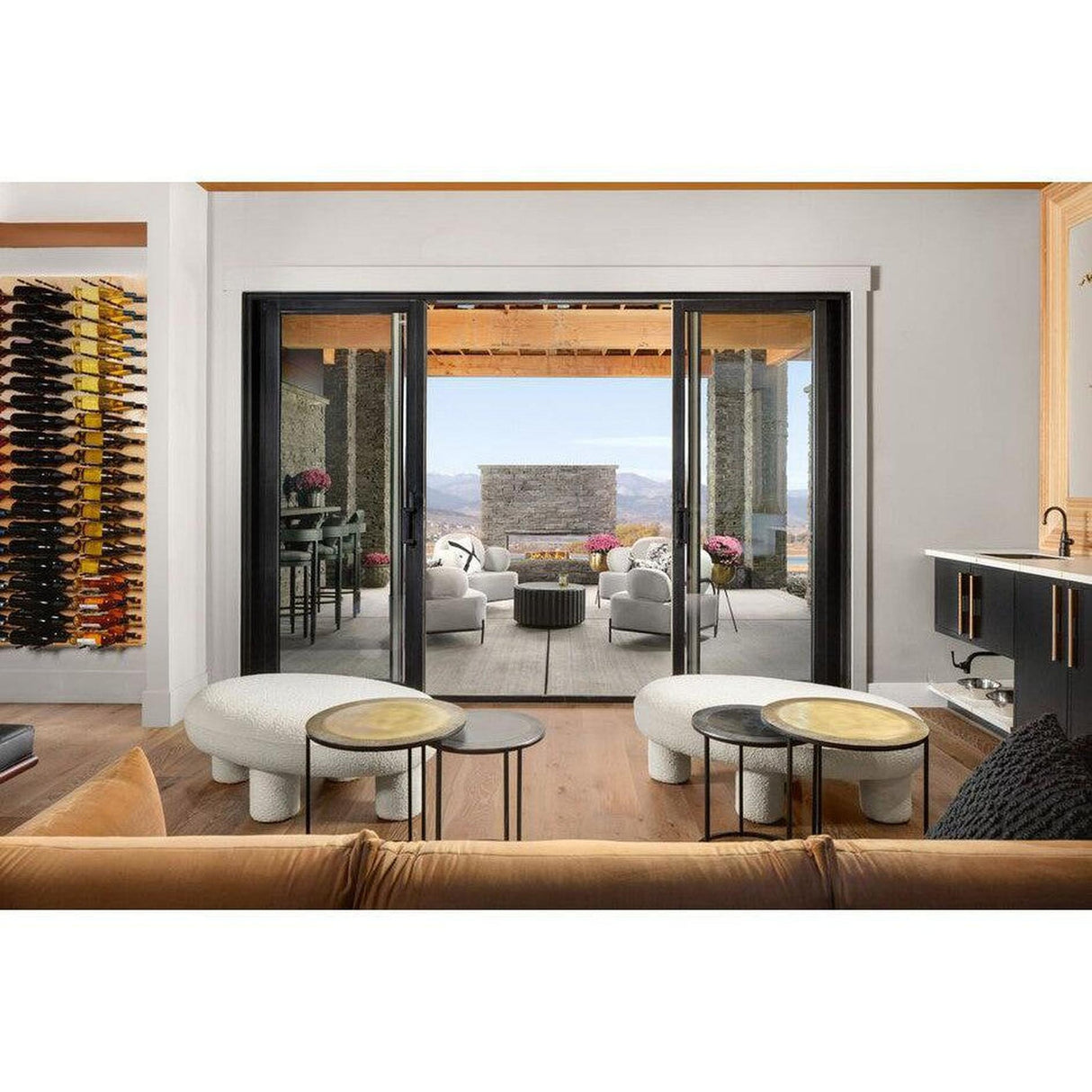 Majestic Lanai See-Through 48" Linear Contemporary Outdoor Vent-Free Natural Gas Fireplace