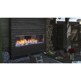 Majestic Lanai See-Through 48" Linear Contemporary Outdoor Vent-Free Natural Gas Fireplace