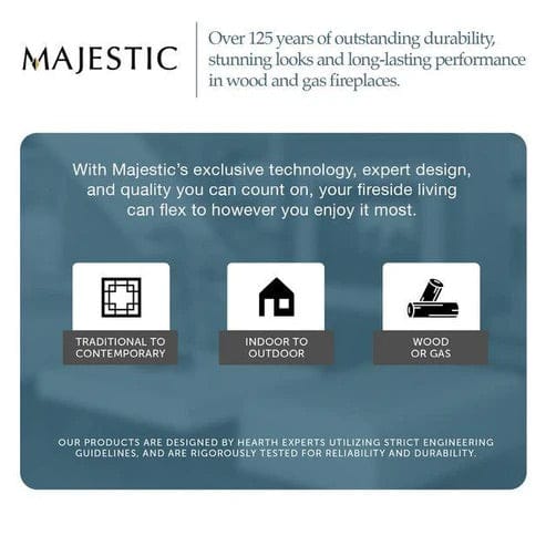 Majestic 42" Meridian Modern Direct Vent Gas Fireplace
