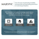 Majestic 36" Meridian Platinum Direct Vent Gas Fireplace