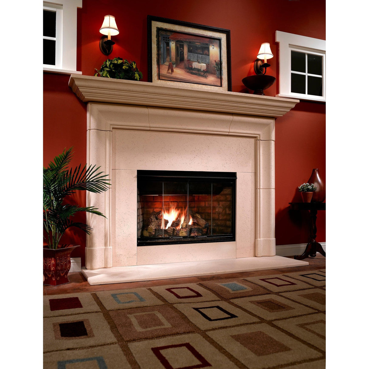 Majestic Reveal 42" Traditional Open Hearth B-Vent Gas Fireplace