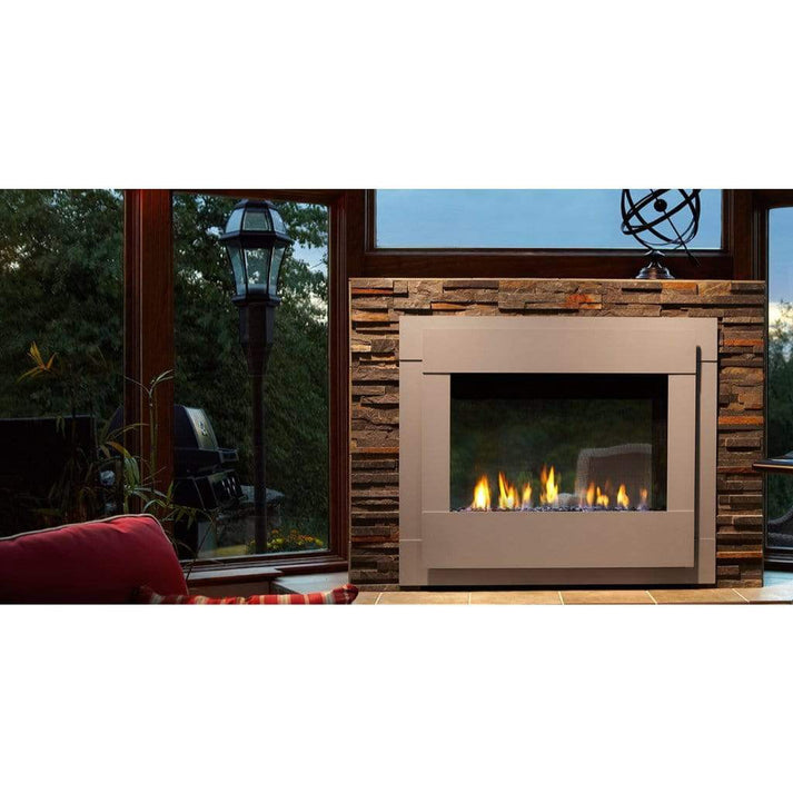 Majestic Twilight Modern 36" Indoor/Outdoor See-Through Gas Fireplace