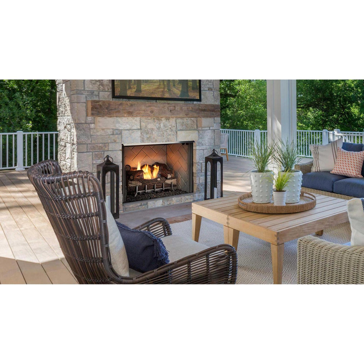 Majestic Vesper 36" Traditional Outdoor Vent-Free Gas Fireplace