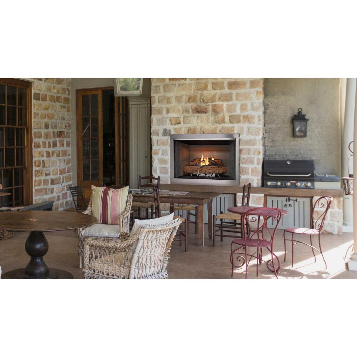 Majestic Vesper 36" Traditional Outdoor Vent-Free Gas Fireplace