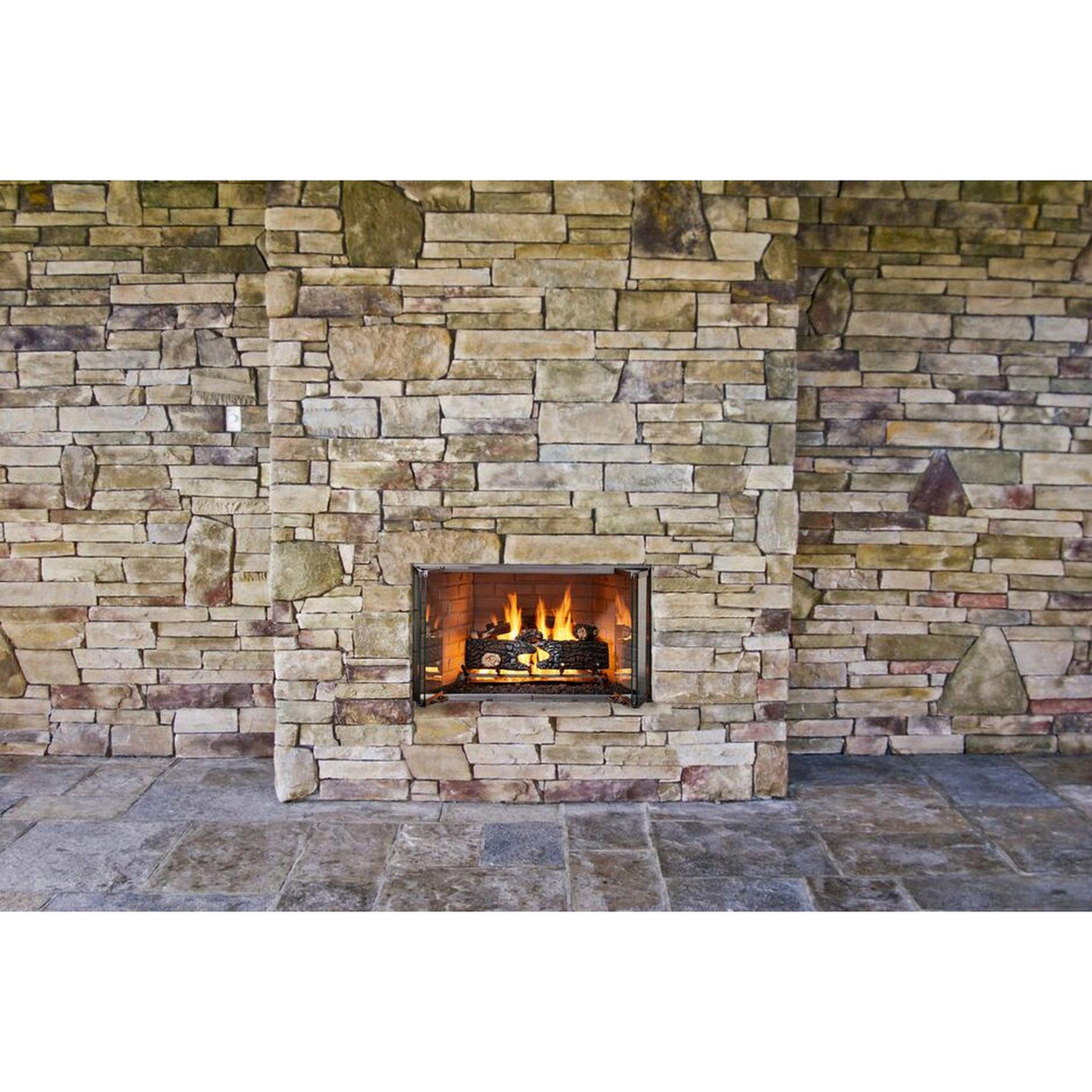 Majestic Villawood 42" Traditional Outdoor Wood Burning Fireplace