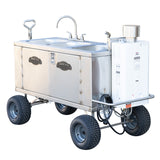 Meadow Creek 3 Bowl Cleanup Sink (Trailer Mounted) - 3B-CU-TM-LP