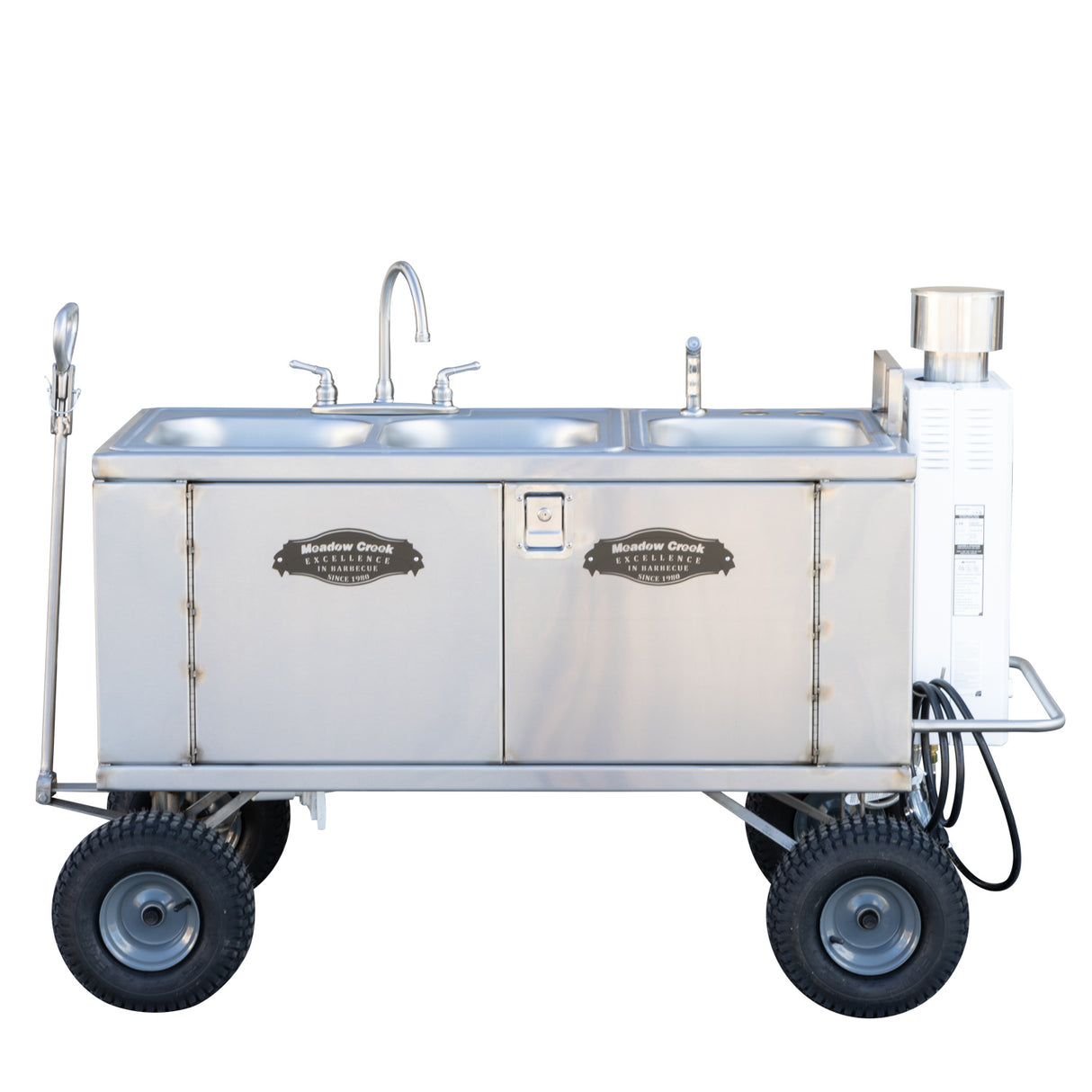 Meadow Creek 3 Bowl Cleanup Sink (Trailer Mounted) - 3B-CU-TM-LP