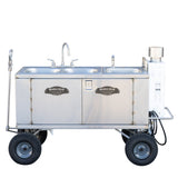 Meadow Creek 3 Bowl Cleanup Sink (Trailer Mounted) - 3B-CU-TM-LP