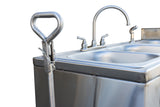 Meadow Creek 3 Bowl Cleanup Sink (Trailer Mounted) - 3B-CU-TM-LP
