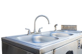Meadow Creek 3 Bowl Cleanup Sink (Trailer Mounted) - 3B-CU-TM-LP