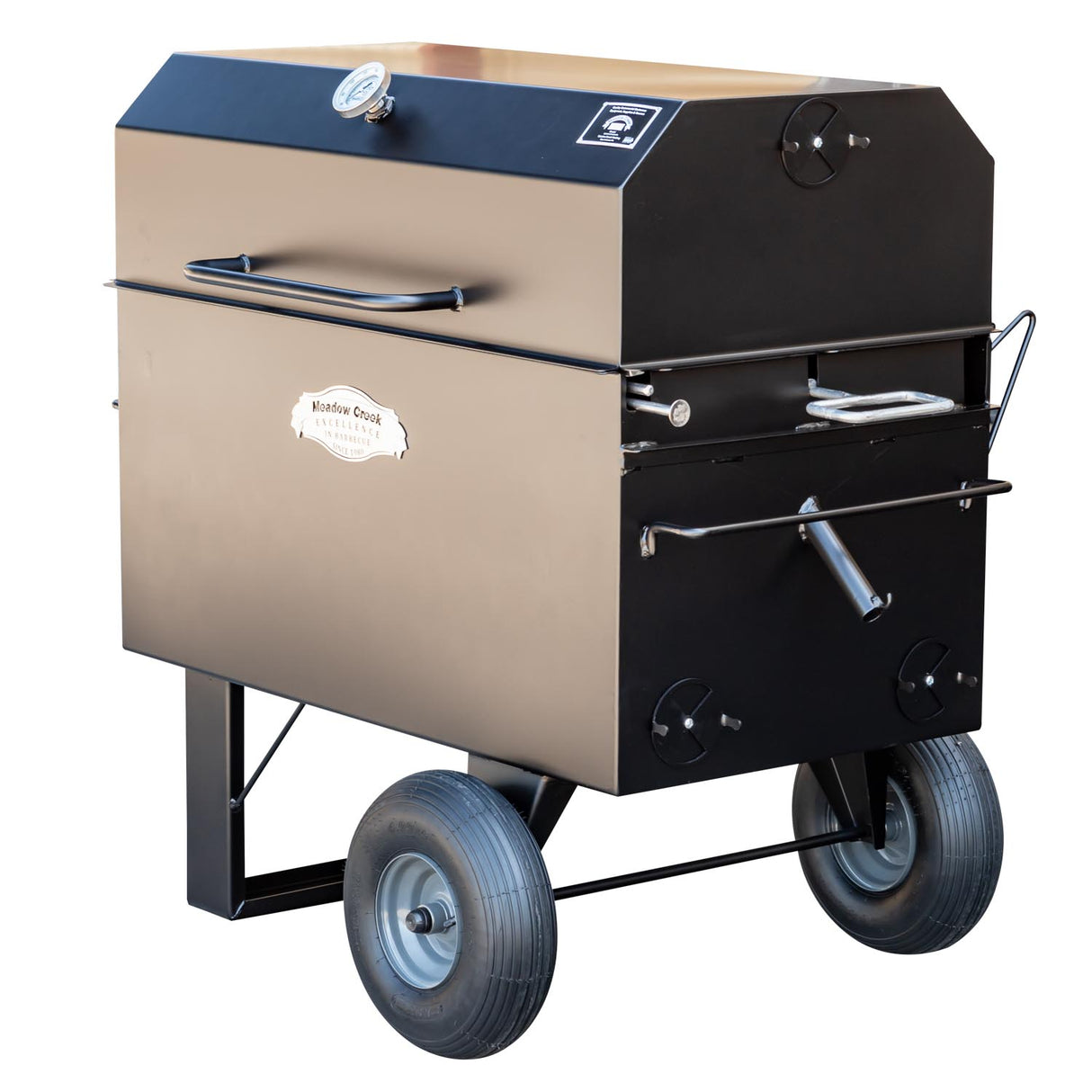 Meadow Creek COMBI42 All-in-One Charcoal BBQ Grill