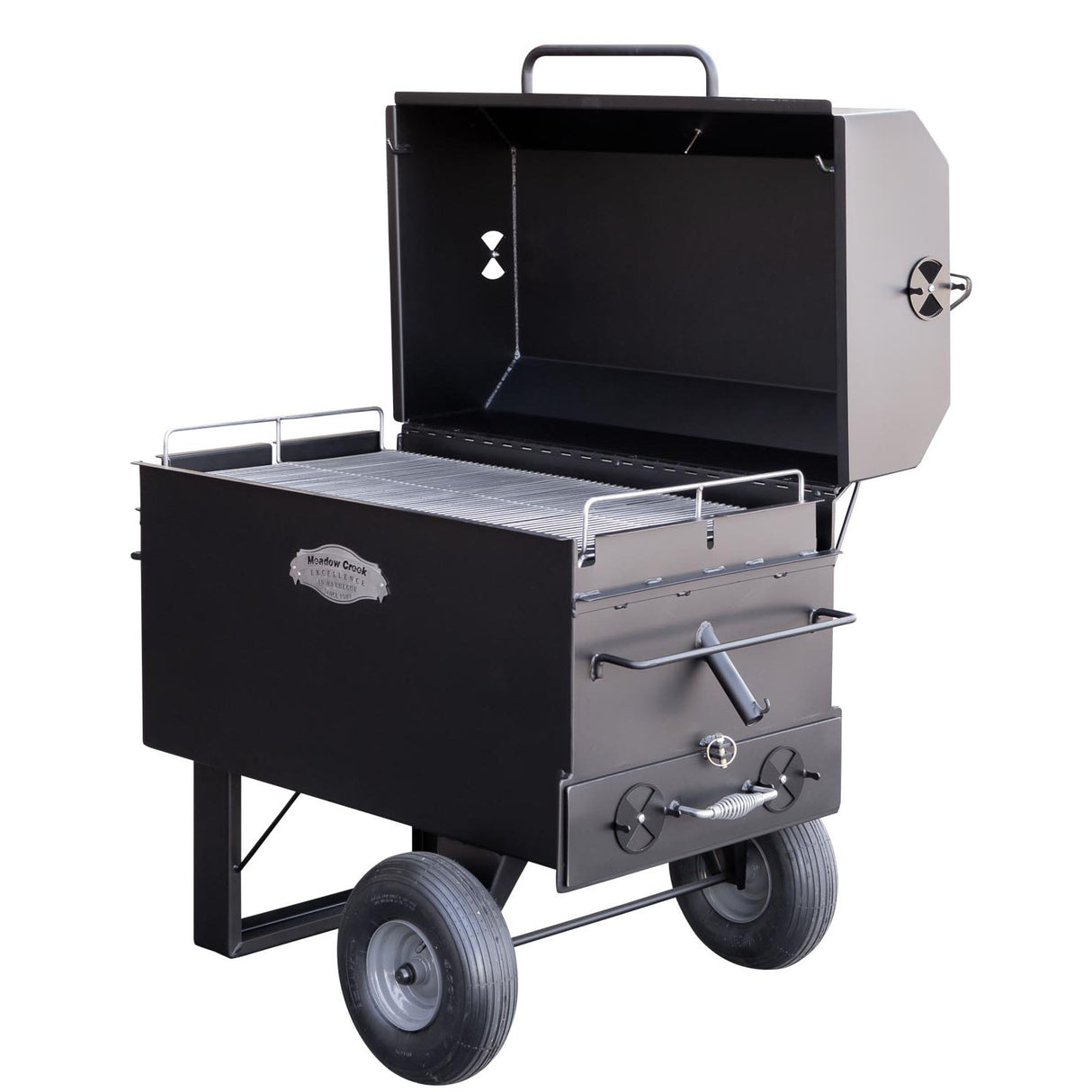Meadow Creek COMBI42 All-in-One Charcoal BBQ Grill