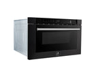 Forno Capoliveri Espresso 24-Inch Microwave Drawer, 1.2 cu.ft, 1500 Watts, Built-In, 11 Power Levels, Sensor Cooking