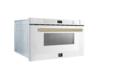 Forno Capoliveri Espresso 24-Inch Microwave Drawer, 1.2 cu.ft, 1500 Watts, Built-In, 11 Power Levels, Sensor Cooking