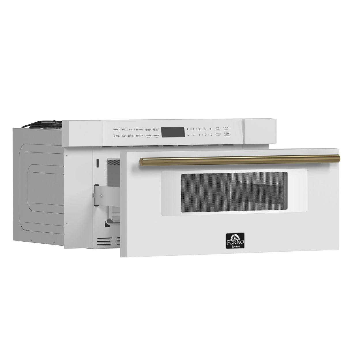 Forno Capoliveri Espresso 30" Microwave Drawer – 1.2 cu.ft, 1500W, Touch Control, Auto Open/Close & Sensor Cooking