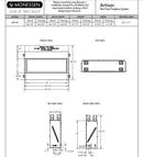 Monessen 42" Artisan Vent-Free Linear Gas Fireplace with IPI Plus Electronic Ignition and Remote Control