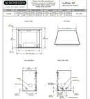 Monessen 42" Lo-Rider Clean Face Vent-Free Gas Firebox with Interior Panels