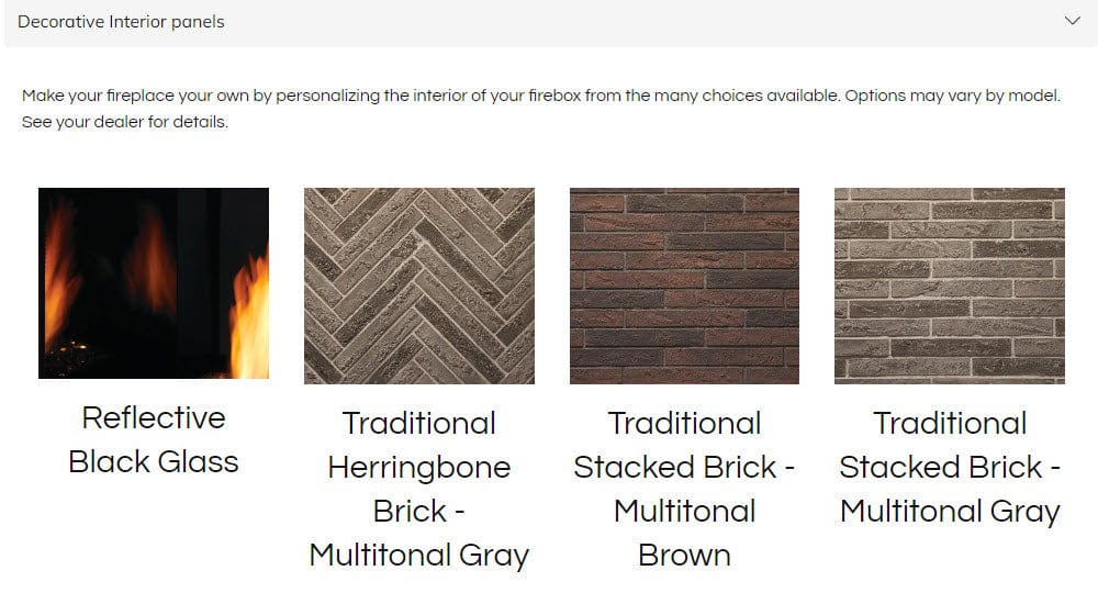 Monessen 36" Lo-Rider Clean Face Vent-Free Gas Firebox with Interior Panels