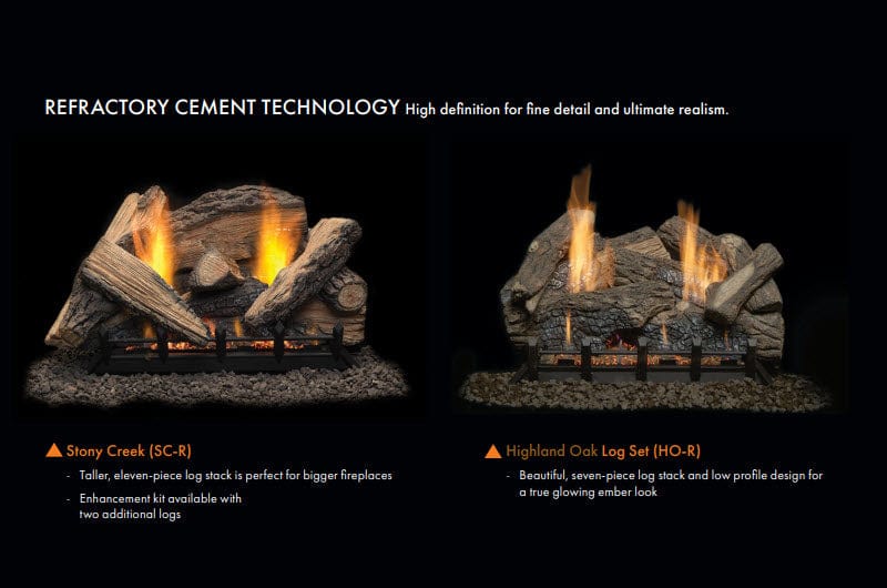 Monessen 32" Attribute Universal Circulating Vent-Free Firebox with Radiant Face and Multitonal Reversible Interior Panels