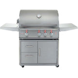 Blaze Professional LUX 34-Inch 3 Burner Gas Grill With Rear Infrared Burner - BLZ-3PRO-LP/NG