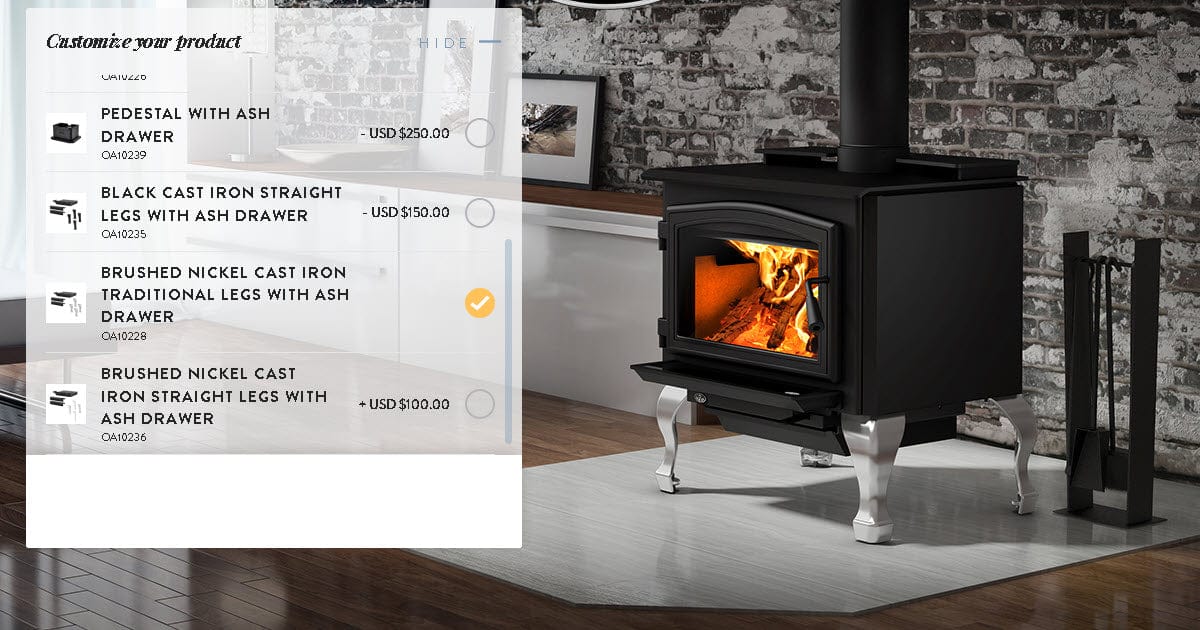 Osburn 2000 Wood Stove with Blower - OB02015