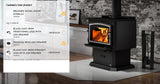 Osburn 2000 Wood Stove with Blower - OB02015