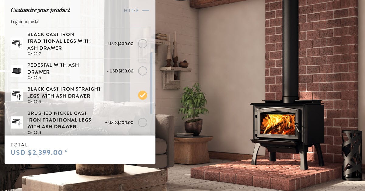 Osburn 1700 Wood Stove - OB01700