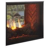 Majestic Fortress 36" Traditional Indoor/Outdoor See-Through Direct Vent Gas Fireplace