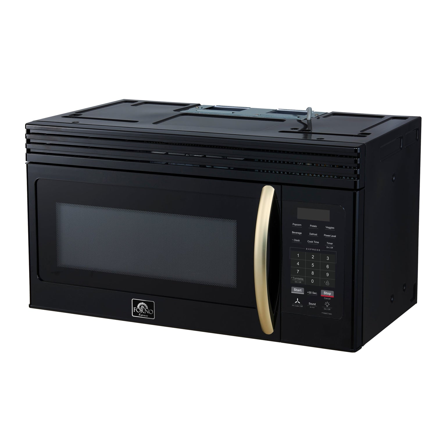 Forno Scalo 30-Inch Over the Range Microwave – 1.6 cu.ft, 300 CFM Vent, Touch Control