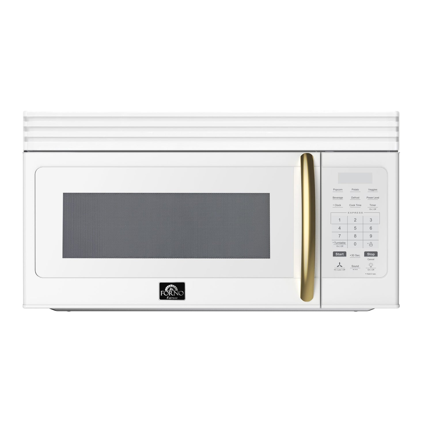 Forno Scalo 30-Inch Over the Range Microwave – 1.6 cu.ft, 300 CFM Vent, Touch Control