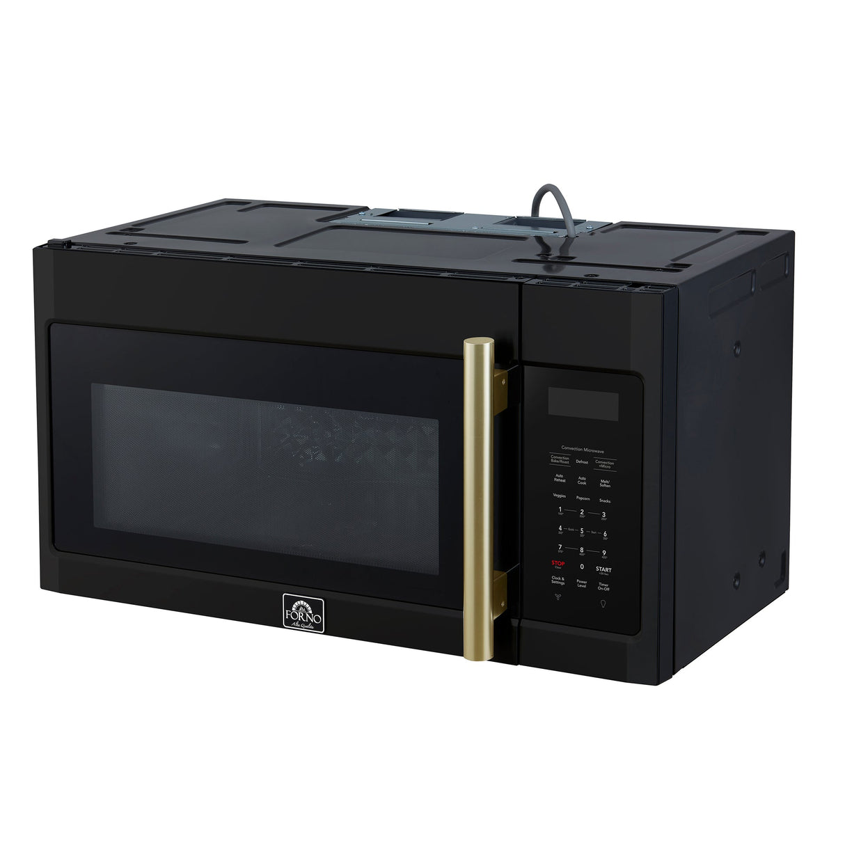 Forno Fornace 30-Inch Over the Range Convection Microwave – 1.5 cu.ft, 300 CFM Vent, Touch Control