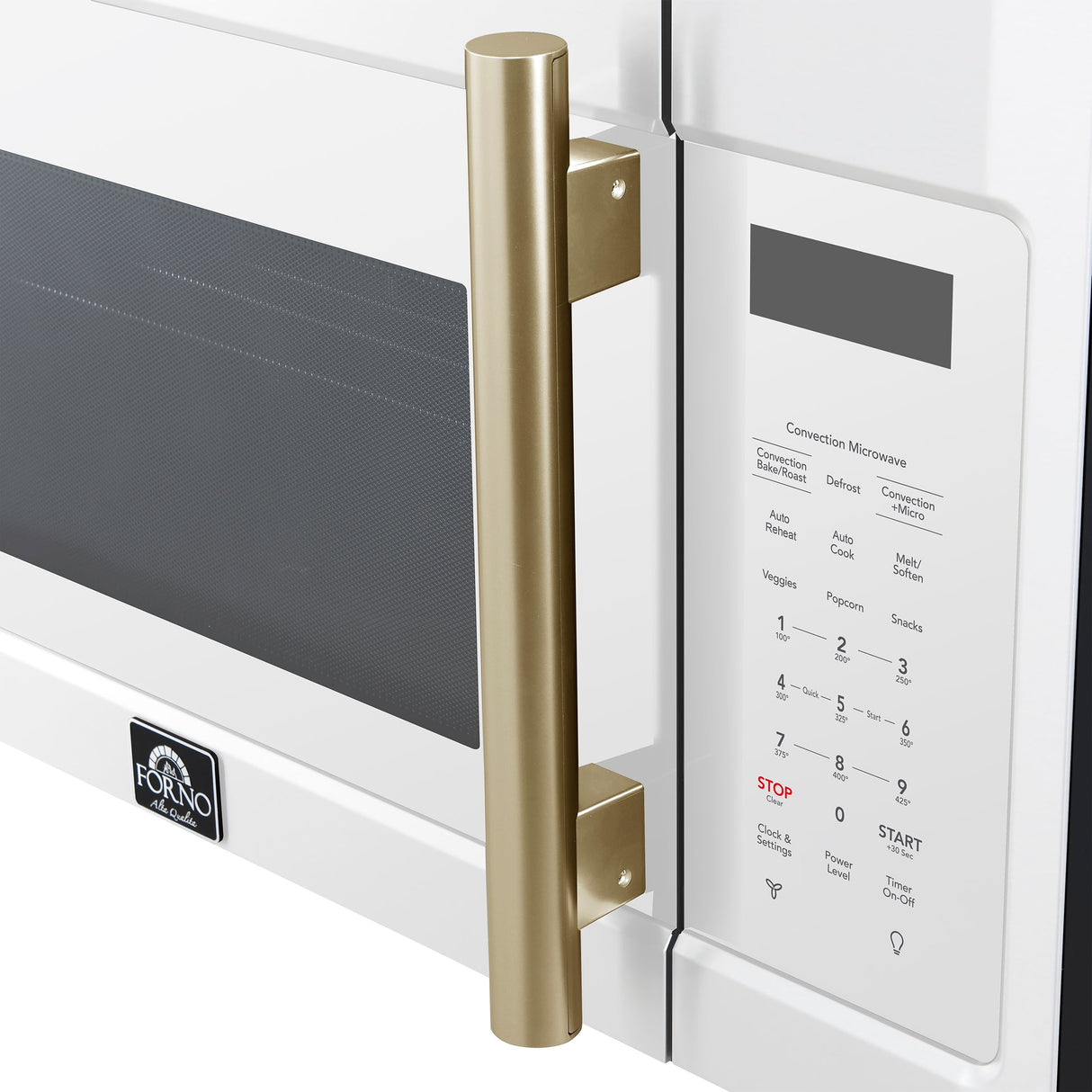 Forno Fornace 30-Inch Over the Range Convection Microwave – 1.5 cu.ft, 300 CFM Vent, Touch Control