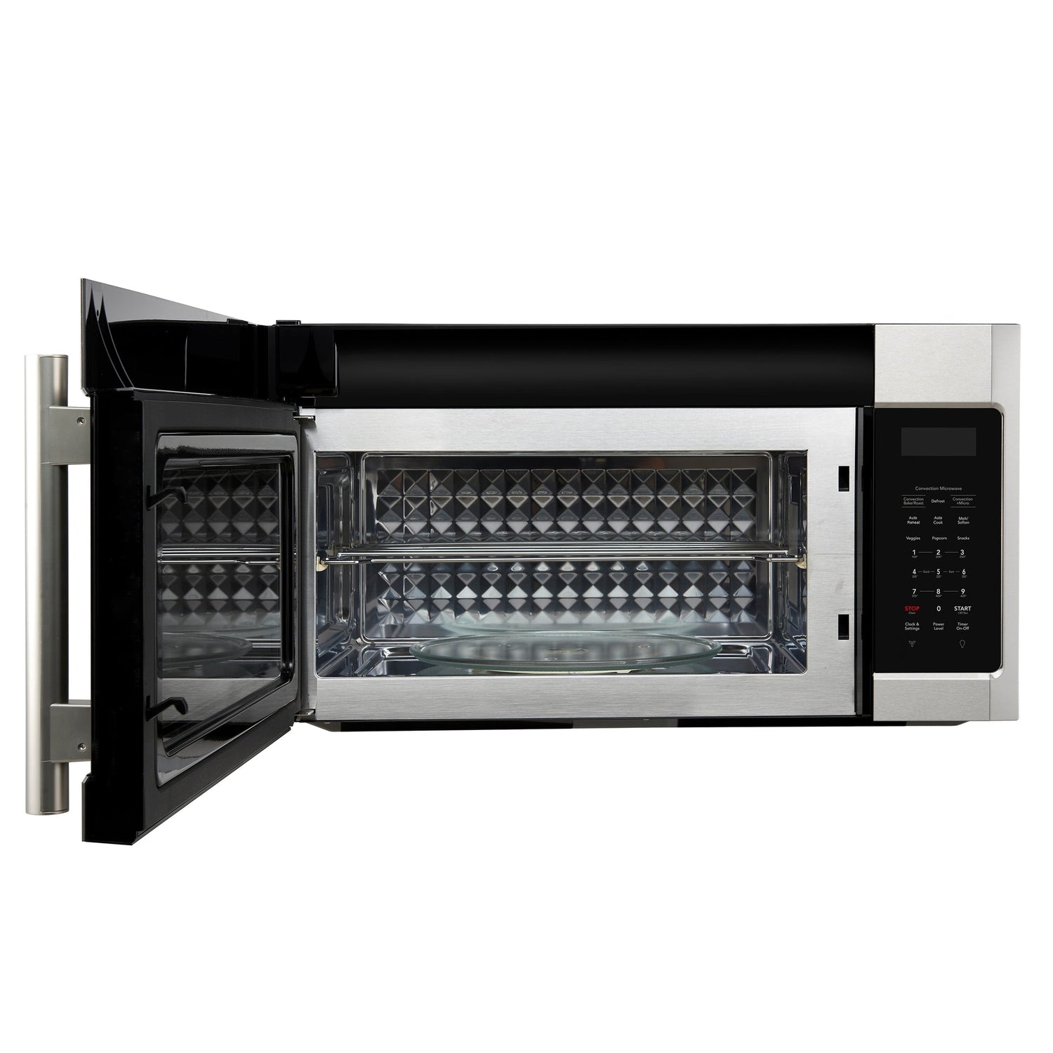 Forno Fornace 30-Inch Over the Range Convection Microwave, Stainless Steel – 1.5 cu.ft, 300 CFM Vent, Touch Control