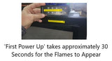 Modern Flames 76" Orion Slim HelioVision Linear Electric Fireplace [OR76-SLIM]