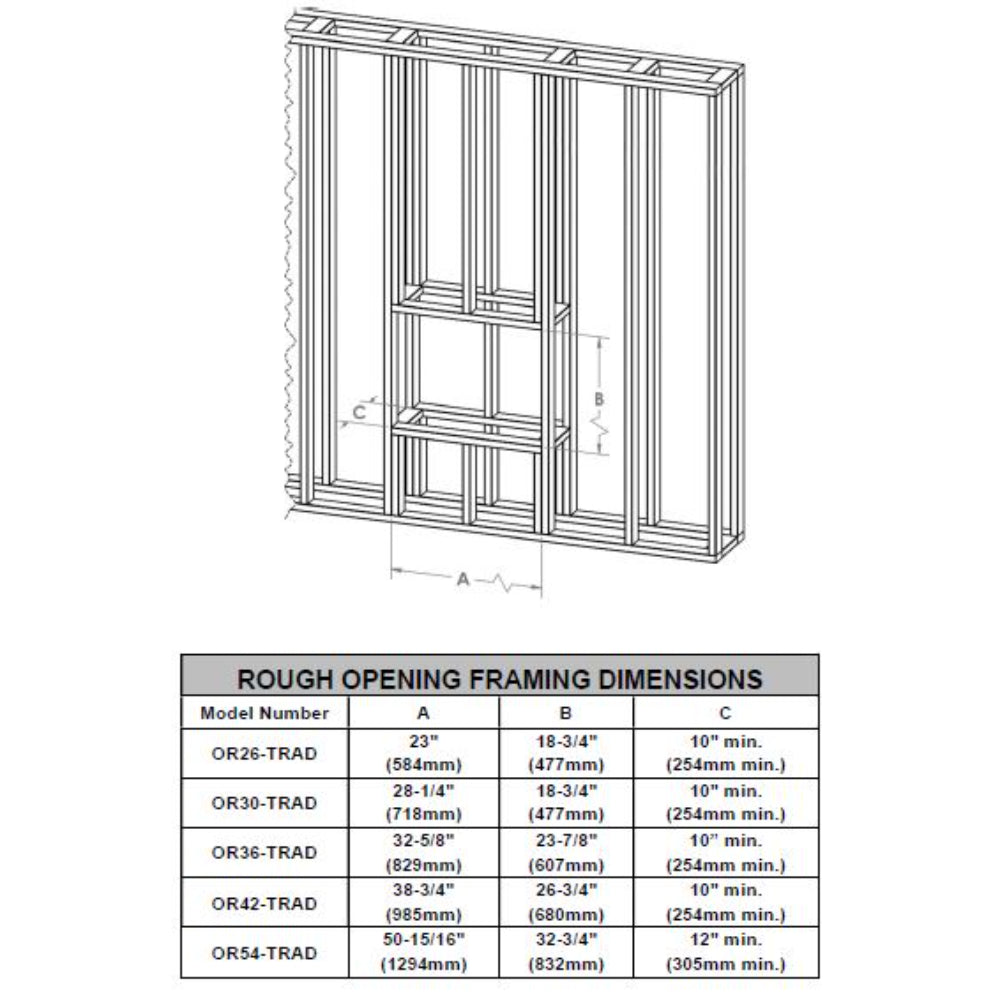 Modern Flames 26" Orion Traditional Virtual Electric Fireplace [OR26-TRAD]