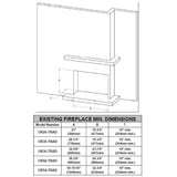 Modern Flames 26" Orion Traditional Virtual Electric Fireplace [OR26-TRAD]