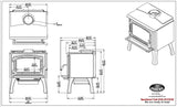 Osburn 1700 Wood Stove - OB01700