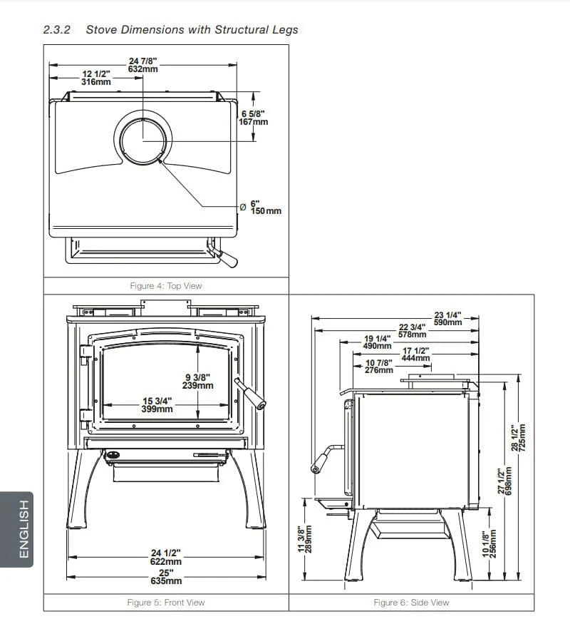 Osburn 1700 Wood Stove - OB01700