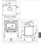 Osburn 1700 Wood Stove - OB01700