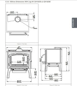 Osburn 2000 Wood Stove with Blower - OB02015